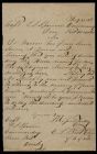 Letter from Reverend E. A. Best to Captain Thomas Sparrow